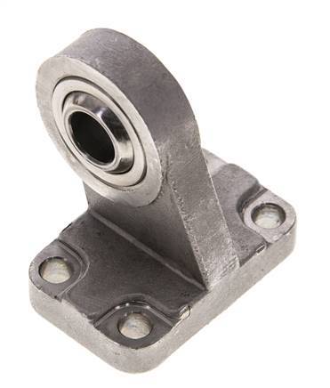 Clevis Spherical Male Right-Angled 40 mm ISO 15552 and 21287 Stainless steel 316 (1.4401)