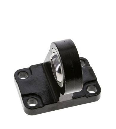 Clevis Spherical Male Right-Angled 80 mm ISO 15552 and 21287 Steel