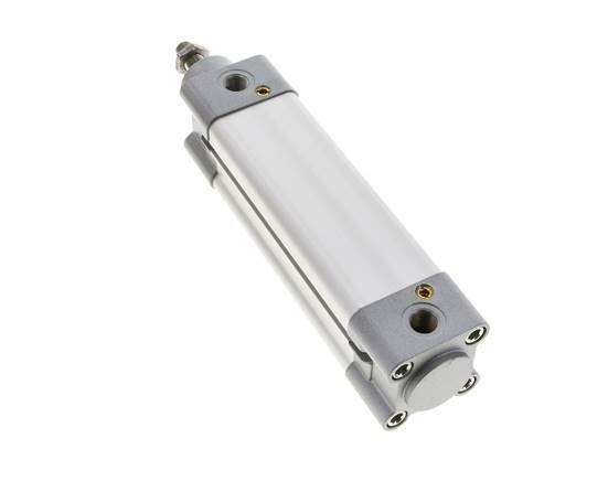 ISO 15552 Vérin Double Effet 40-100mm - Magnétique - Amortissement - Tige en Acier Inoxydable