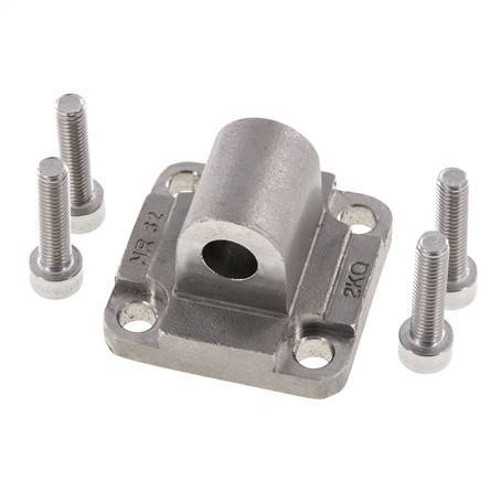 Chape mâle 32 mm ISO 15552 ISO 21287 Acier inoxydable 316 (1.4401)