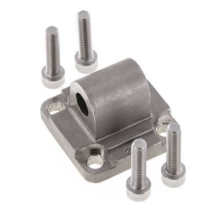 Chape mâle 32 mm ISO 15552 ISO 21287 Acier inoxydable 316 (1.4401)