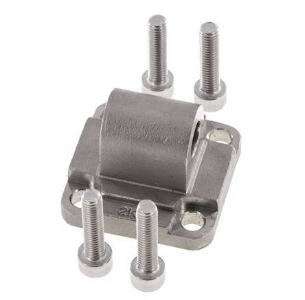 Chape mâle 32 mm ISO 15552 ISO 21287 Acier inoxydable 316 (1.4401)