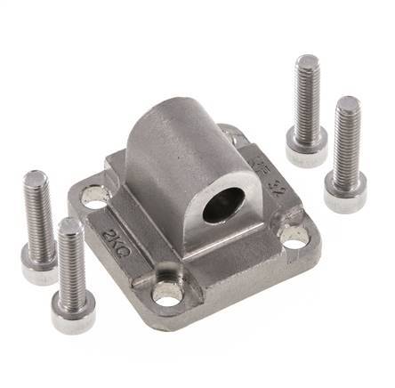 Chape mâle 32 mm ISO 15552 ISO 21287 Acier inoxydable 316 (1.4401)