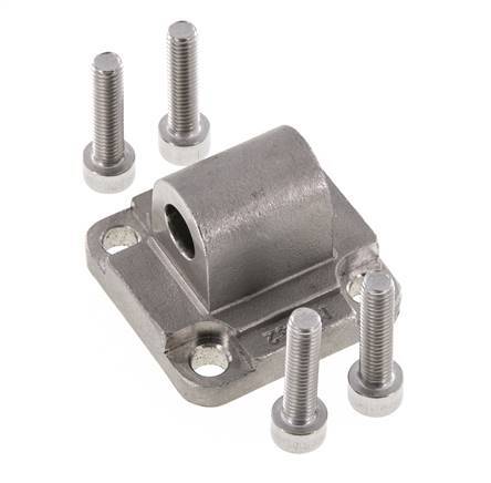 Chape mâle 32 mm ISO 15552 ISO 21287 Acier inoxydable 316 (1.4401)