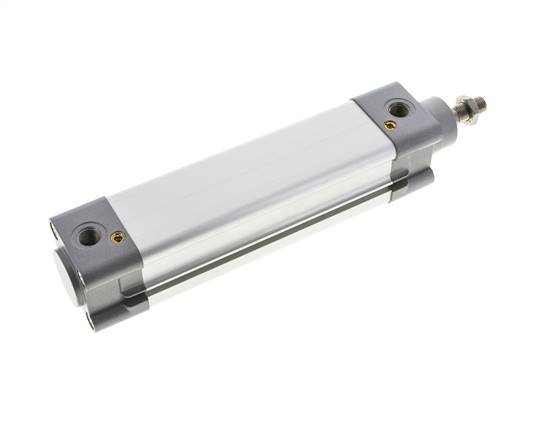 ISO 15552 Vérin Double Effet 40-125mm - Magnétique - Amortissement - Tige en Acier Inoxydable