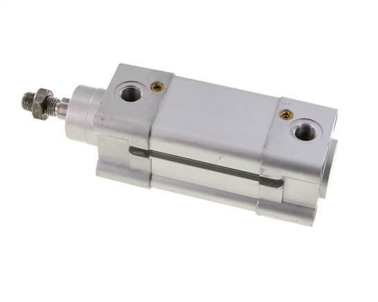 ISO 15552 Vérin Double Effet 40-25mm - Magnétique - Amortissement - Tige en Acier Inoxydable