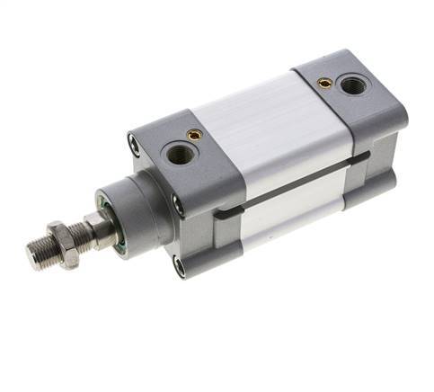 ISO 15552 Vérin Double Effet 50-25mm - Magnétique - Amortissement - Tige en Acier Inoxydable
