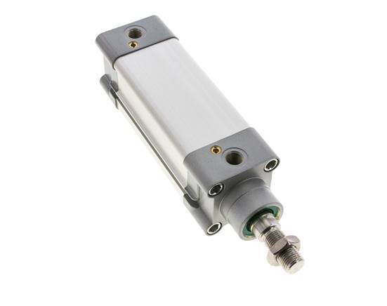 ISO 15552 Vérin Double Effet 50-80mm - Magnétique - Amortissement - Tige en Acier Inoxydable