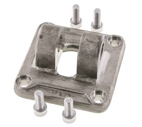 Chape femelle 100 mm ISO 15552 ISO 21287 Acier inoxydable 316 (1.4401)