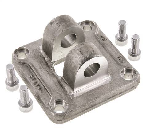 Chape femelle 100 mm ISO 15552 ISO 21287 Acier inoxydable 316 (1.4401)