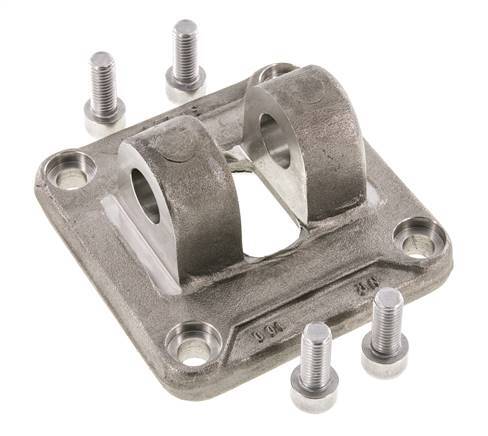 Chape femelle 100 mm ISO 15552 ISO 21287 Acier inoxydable 316 (1.4401)