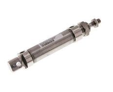ISO 6432 Vérin Rond à Double Effet 25-50mm - Magnétique - Acier Inoxydable