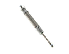 ISO 6432 Vérin Rond à Double Effet 16-40mm - Magnétique - Tige Filetée Double