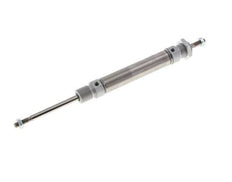 ISO 6432 Round Double Acting Cylinder 16-50mm - Magnetic - Male Threaded - Double Rod