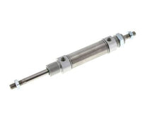 ISO 6432 Vérin Rond à Double Effet 25-40mm - Magnétique - Tige Filetée Double