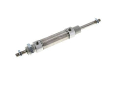 ISO 6432 Vérin Rond à Double Effet 25-40mm - Magnétique - Tige Filetée Double