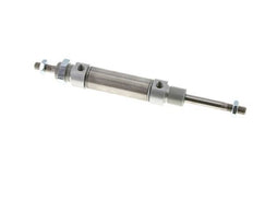 ISO 6432 Vérin Rond à Double Effet 25-40mm - Magnétique - Tige Filetée Double