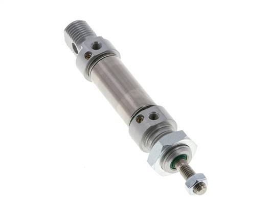 ISO 6432 Vérin Rond à Double Effet 16-10mm - Magnétique - Amortissement