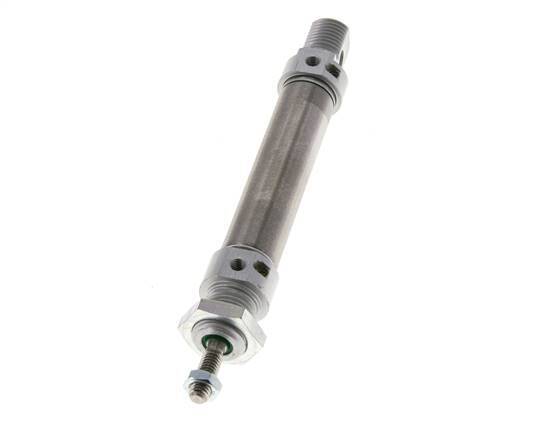ISO 6432 Round Double Acting Cylinder 16-40mm - Magnetic - Damping