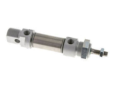 ISO 6432 Round Double Acting Cylinder 20-10mm - Magnetic - Damping
