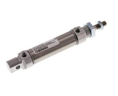 ISO 6432 Round Double Acting Cylinder 25-50mm - Magnetic - Damping