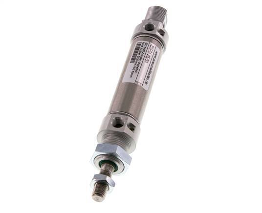 ISO 6432 Round Double Acting Cylinder 25-50mm - Magnetic - Damping