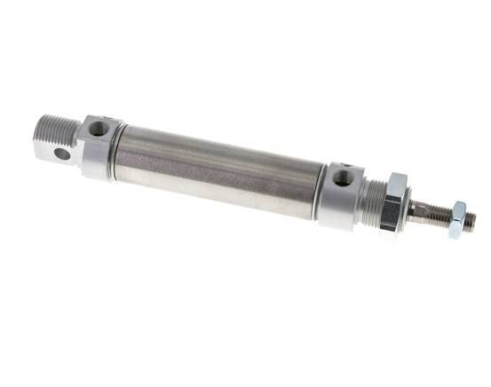 ISO 6432 Round Double Acting Cylinder 25-60mm - Magnetic - Damping