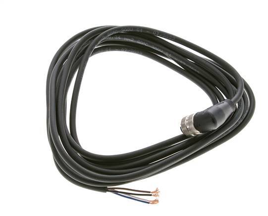 Connecteur de Ligne de Connexion M12 3m