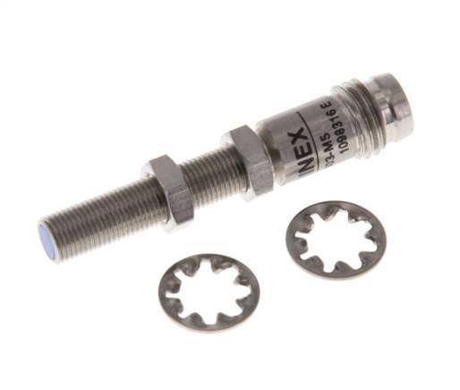 Détecteur de proximité inductif 0,8mm M5x0,5 M8 (3 broches)