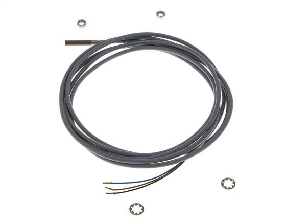 Détecteur de proximité inductif 0.8mm M5x0.5 avec câble 2m