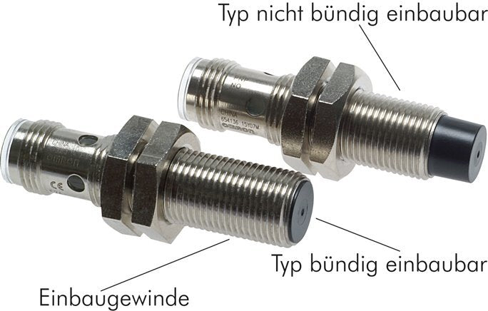 Détecteur de proximité inductif 8mm M12x1 avec câble 2m