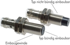 Détecteur de proximité inductif 8mm M12x1 avec câble 2m