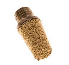 M7 Bronze Fritté Silencieux Pneumatique Fente de Vis [5 Pièces]