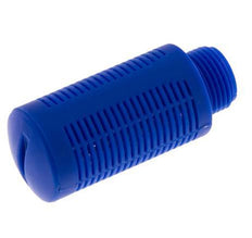 G3/8'' Plastic Pneumatic Muffler Self-Cleaning Granulate Filling [2 Pieces]