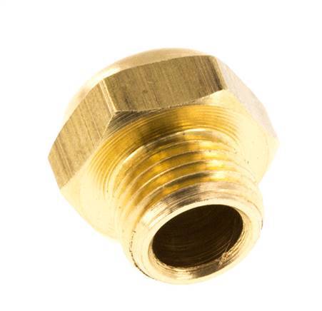 Silencieux Pneumatique Compact en Laiton G1/8'' 1.4301 Maille Métallique [5 Pièces]
