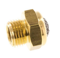 Silencieux Pneumatique Compact en Laiton G1/8'' 1.4301 Maille Métallique [5 Pièces]