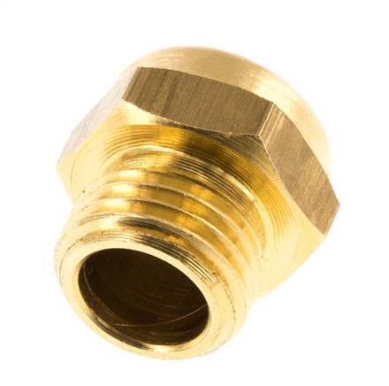 G1/4'' Brass Compact Pneumatic Muffler 1.4301 Wire Mesh [5 Pieces]