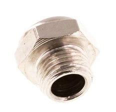 Silencieux Pneumatique Compact en Laiton Nickelé G1/8'' 1.4301 Maille Métallique [10 Pièces]