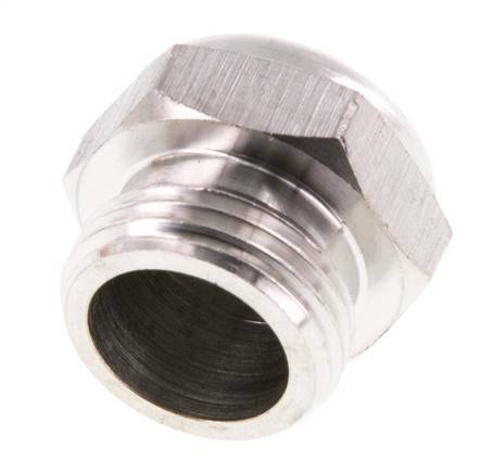 G3/8'' Stainless Steel Compact Pneumatic Muffler 1.4301 Wire Mesh