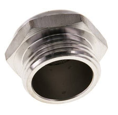 G3/4'' Stainless Steel Compact Pneumatic Muffler 1.4301 Wire Mesh
