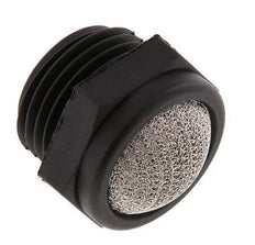 G1/2'' PA Compact Pneumatic Muffler 1.4301 Wire Mesh [2 Pieces]