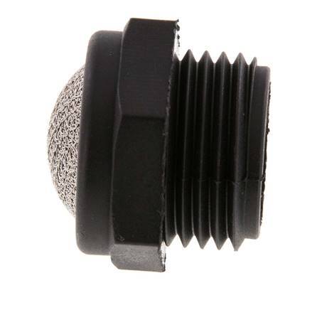 G1/2'' PA Compact Silencieux Pneumatique 1.4301 Maille [2 Pièces]