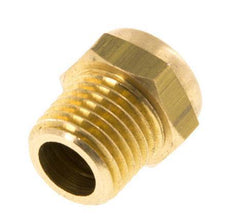 Silencieux Pneumatique Compact en Laiton NPT 1/4'' 1.4301 Maille Métallique [5 Pièces]
