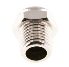 Silencieux Pneumatique Compact en Laiton Nickelé NPT 1/4'' 1.4301 Maille Métallique [5 Pièces]