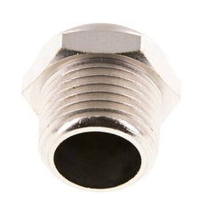 Silencieux Pneumatique Compact en Laiton Nickelé NPT 1/2'' 1.4301 Maille Métallique [2 Pièces]