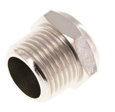 Silencieux Pneumatique Compact en Laiton Nickelé NPT 1/2'' 1.4301 Maille Métallique [2 Pièces]