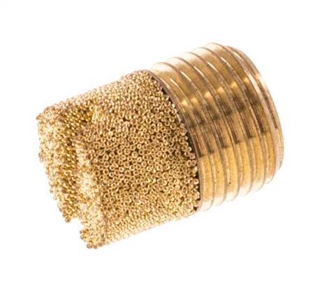 G1/8'' Bronze Fritté Compact Cylindrique Silencieux Pneumatique [5 Pièces]