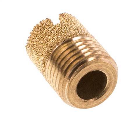 G1/8'' Bronze Fritté Compact Cylindrique Silencieux Pneumatique [5 Pièces]