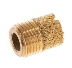 G1/8'' Bronze Fritté Compact Cylindrique Silencieux Pneumatique [5 Pièces]