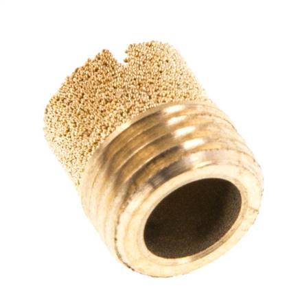 G1/4'' Sintered Bronze Compact Cylindrical Pneumatic Muffler [2 Pieces]